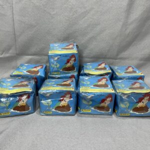 9 Sealed Boxes Of Vintage Little Mermaid Sticker packs
